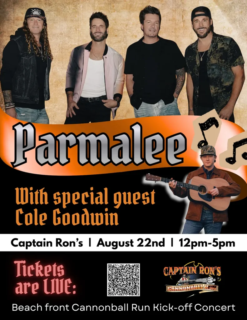 Parmalee concert at Captain Ron's
